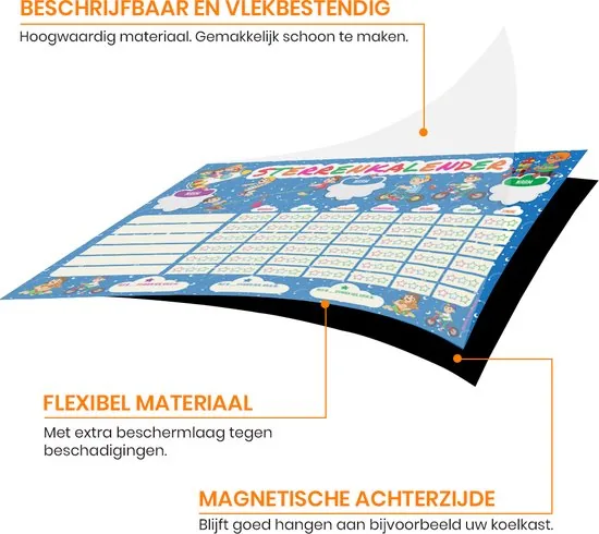 Brute Strength - Magnetisch Beloningssysteem (45) - A3 - Beloningskalender - Planborden - Weekplanner kind - Zindelijkheidstraining thumbnail 6