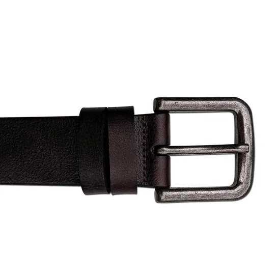 Brute Strength - Heren Broekriem - Leer - Breed - Bruin - 85 cm - Leren broekriemen thumbnail 3