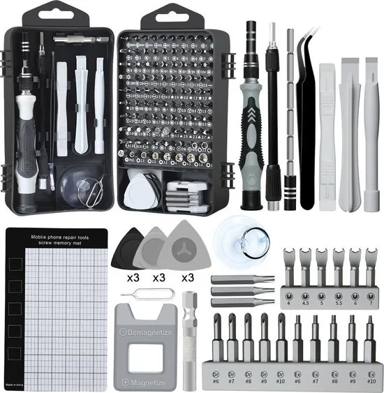 Brute Strength - 138 delige Precisie Schroevendraaierset Magnetisch - Universeel - Gereedschapset - Schroevendraaiers - Bitset met Torx thumbnail 2