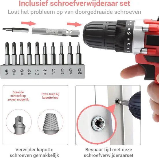 Brute Strength - 138 delige Precisie Schroevendraaierset Magnetisch - Universeel - Gereedschapset - Schroevendraaiers - Bitset met Torx thumbnail 3