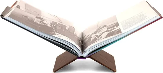 Brute strength - PU Lederen Boekensteun Cognac - Boekenstandaard - Boekensteun veganistisch leer Cognac - Leesstandaard - Bookstand - Book holder thumbnail 6