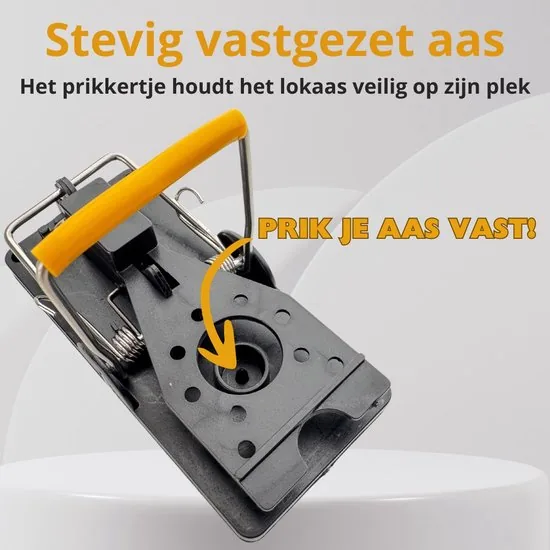 TWILG Muizenval - Muizenvallen - Muizenklem binnen en buiten - 12 stuks - Mouse trap - Muizengif Alternatief thumbnail 5