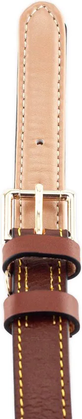 Brute Strength - Luxe leren halsband hond - Bruin - M - (36 - 43 cm) x 2,5cm thumbnail 8