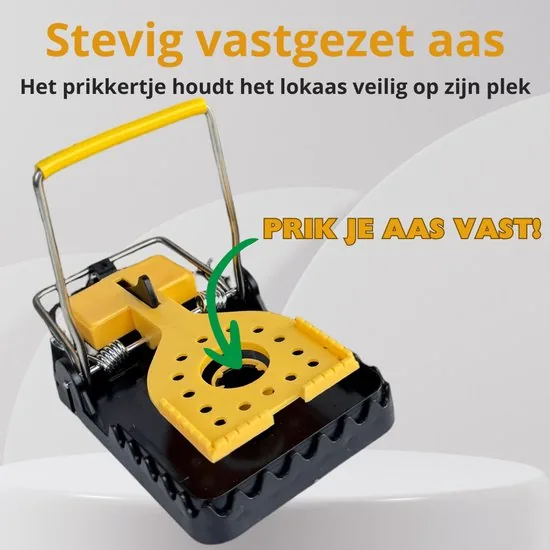 TWILG - Rattenval - Rattenklem - 6 stuks - Rattenvallen voor binnen en buiten - Rattengif en rattenvergif alternatief thumbnail 6