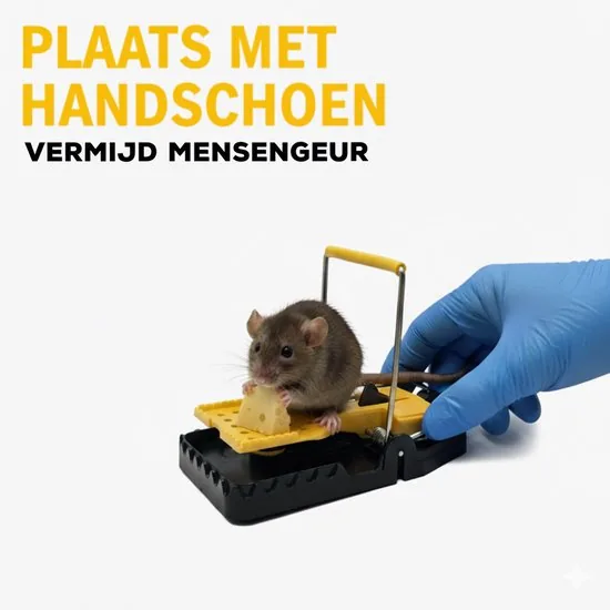 TWILG - Rattenval - Rattenklem - 6 stuks - Rattenvallen voor binnen en buiten - Rattengif en rattenvergif alternatief thumbnail 9