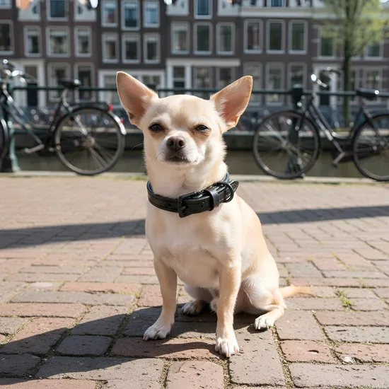 Brute Strength - Luxe leren halsband hond - Zwart met zwarte stiksels - S - (26 - 33 cm) x 1,5cm thumbnail 9