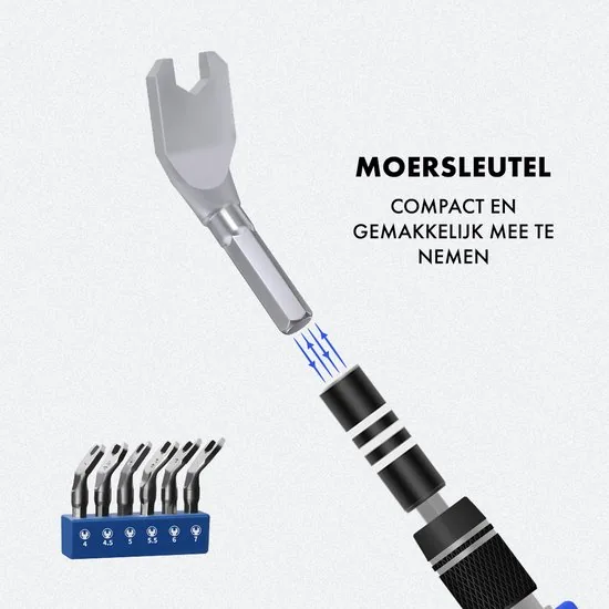 Brute Strength - 161 delige Precisie Schroevendraaierset Magnetisch - Universeel - Gereedschapset - Schroevendraaiers - Torx bitset - Mini schroevendraaier voor horloge en brillen thumbnail 3