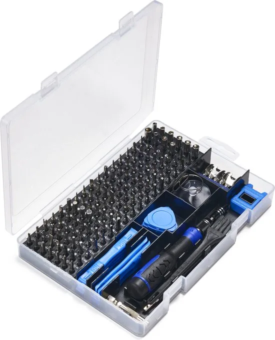 Brute Strength - 161 delige Precisie Schroevendraaierset Magnetisch - Universeel - Gereedschapset - Schroevendraaiers - Torx bitset - Mini schroevendraaier voor horloge en brillen thumbnail 10