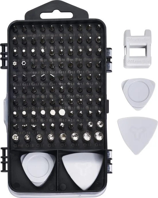 Brute Strength - 117-delige Precisie Schroevendraaierset Magnetisch - Gereedschapset - Schroevendraaiers klein - Bitset met Torx - Handgereedschap - Cadeau thumbnail 11