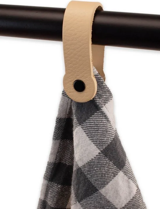 Brute Strength - Leren magneet theedoekhaak - Naturel - 2 stuks thumbnail 10