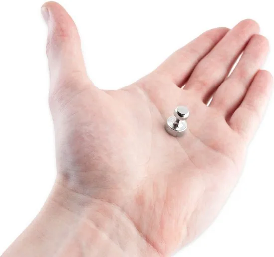 Brute Strength - Super sterke magnetische ophanghaakjes - Haakjes - Pionnen - 10 stuks - Neodymium magneet sterk thumbnail 4