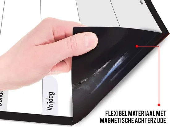 Brute Strength - Magnetisch Weekplanner whiteboard (24) - 33 x 20cm - Wisser - Planbord - Familieplanner - Gezinsplanner thumbnail 4