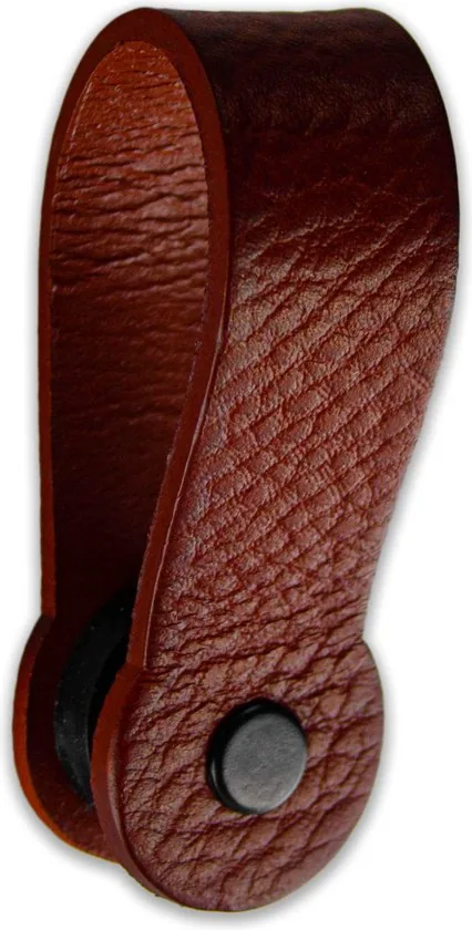 Brute Strength - Leren magneet theedoekhaak - Cognac - 6 stuks thumbnail 4