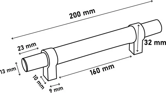 Brute Strength - Leren handgrepen - 160 mm hartafstand - 8 stuks thumbnail 9