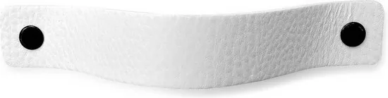 Leren handgrepen - Wit - 4 stuks - 16,5 x 2,5 cm - incl. 3 kleuren schroeven thumbnail 9