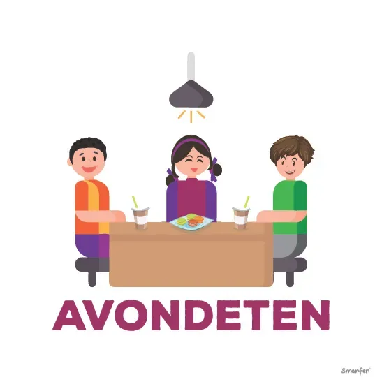 Pictogram - Avondeten