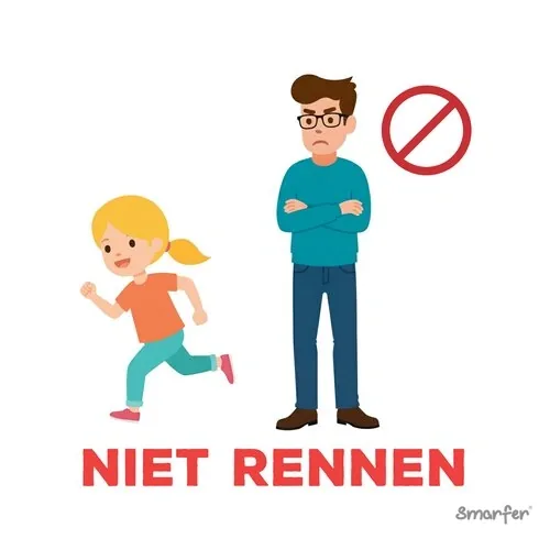 Pictogram - Niet rennen