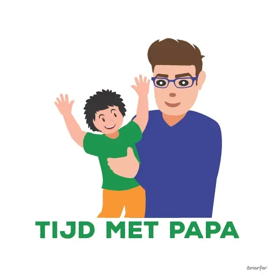 Pictogram - Tijd met papa