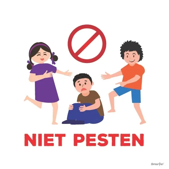 Pictogram - Niet pesten