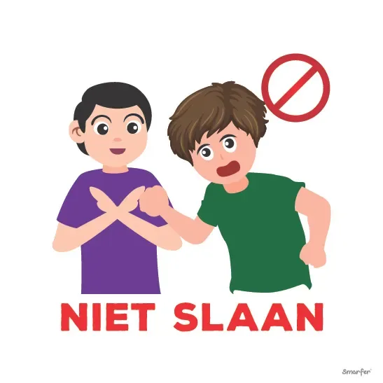 Pictogram - Niet slaan