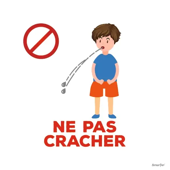 Pictogramme - Ne pas cracher