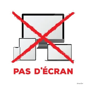 Pictogramme - Pas d'écran