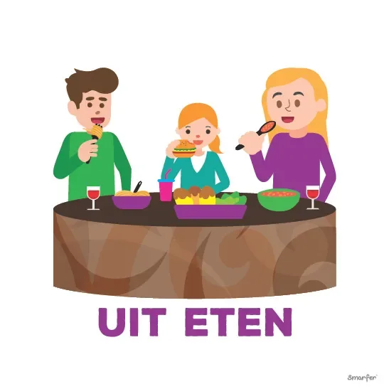 Pictogram - Uit eten