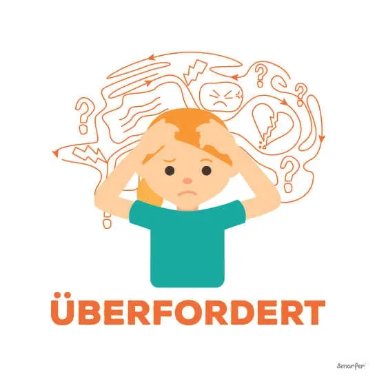 Piktogramm - Überfordert