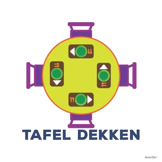 Pictogram - Tafel dekken