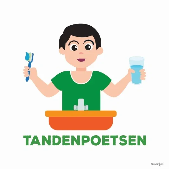 Pictogram - Tandenpoetsen