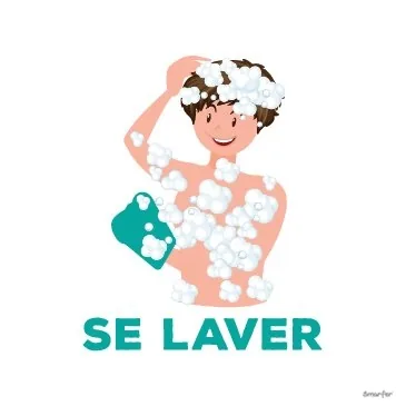 Pictogramme - Se laver