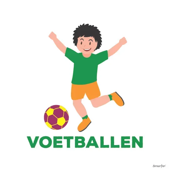 Pictogram - Voetballen