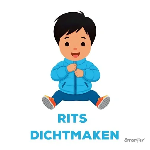 Pictogram - Rits dichtmaken