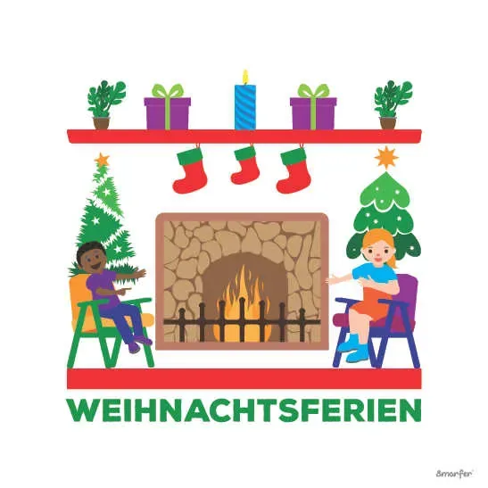 Piktogramm - Weihnachtsferien