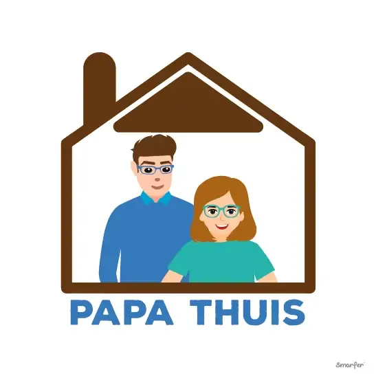 Pictogram - Papa thuis