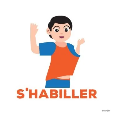 Pictogramme - S'habiller