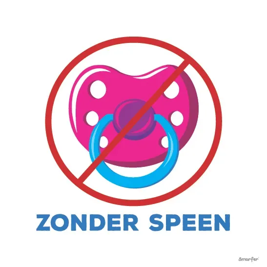Pictogram - Zonder speen