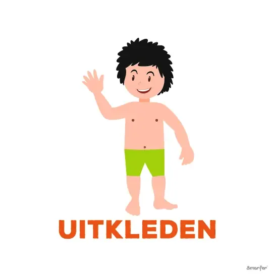 Pictogram - Uitkleden