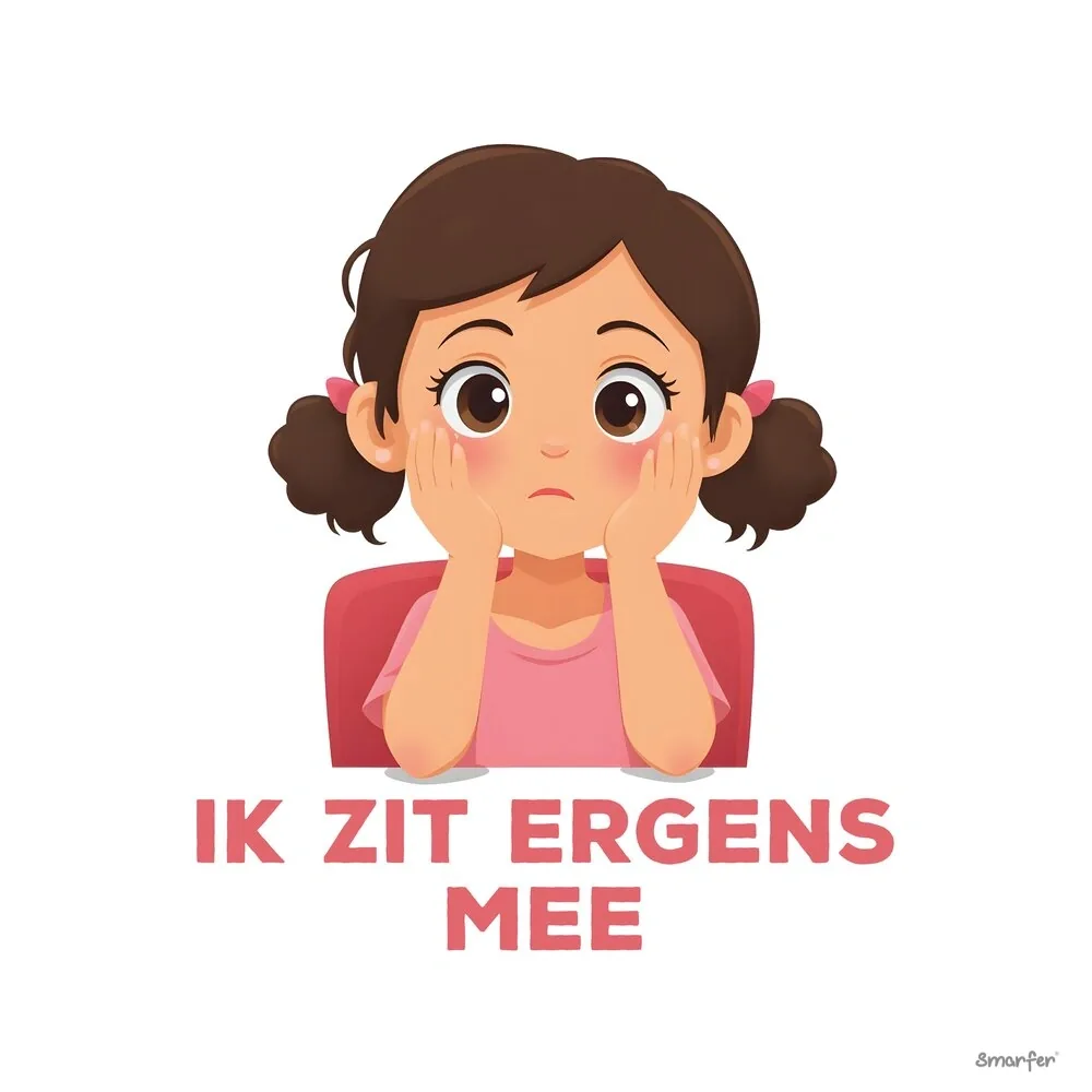 Pictogram - Ik zit ergens mee