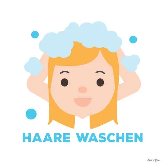 Piktogramm - Haare waschen