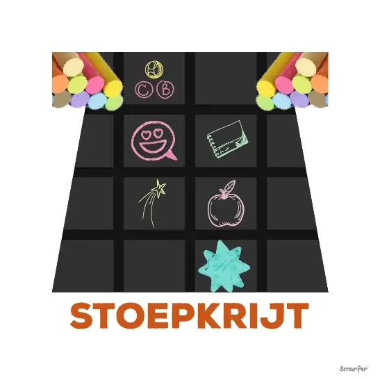 Pictogram - Stoepkrijt