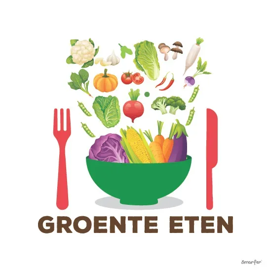 Pictogram - Groente eten