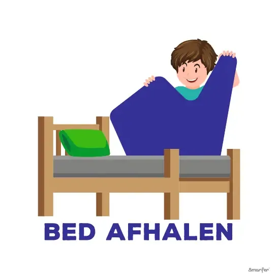 Pictogram - Bed afhalen