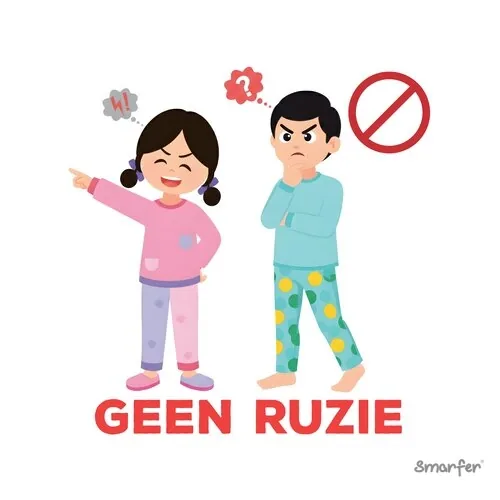 Pictogram - Geen ruzie