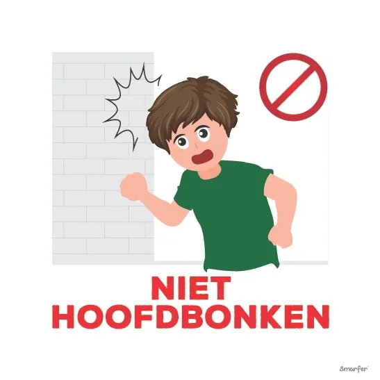 Pictogram - Niet hoofdbonken