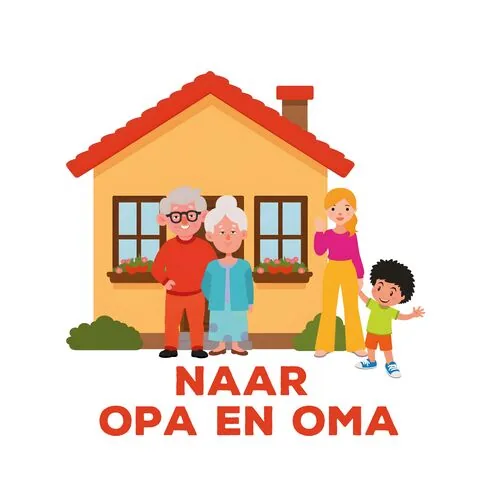 Pictogram - Naar Opa en Oma