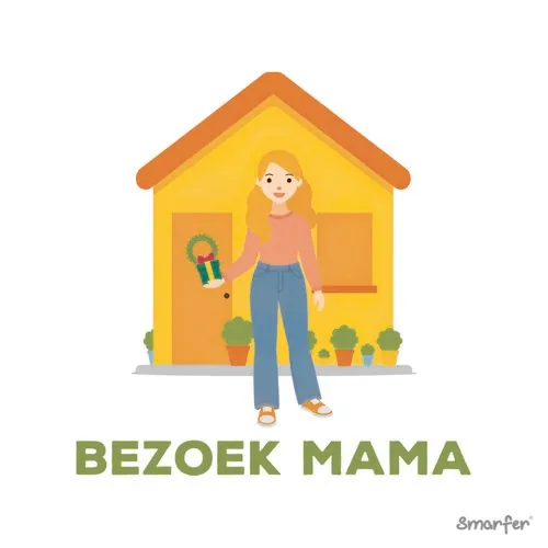 Pictogram - Bezoek Mama