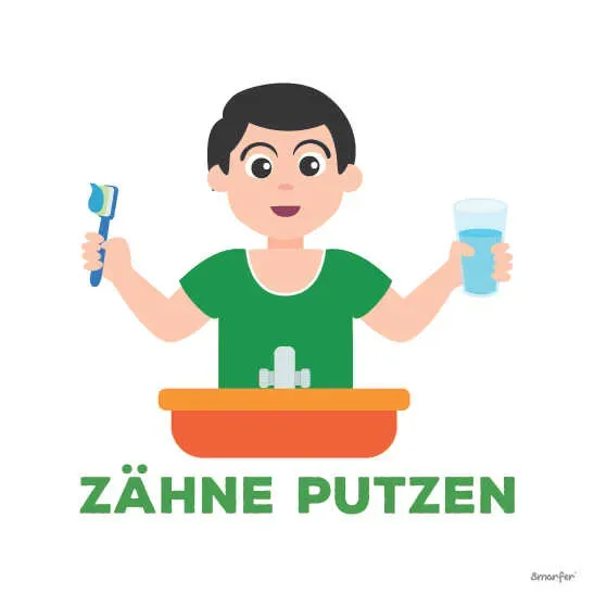 Piktogramm - Zähne putzen