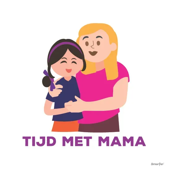 Pictogram - Tijd met mama