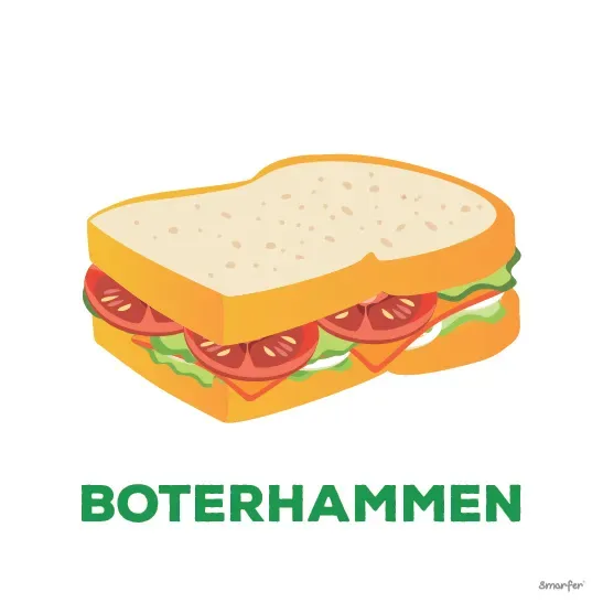 Pictogram - Boterhammen
